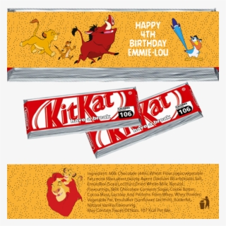 Lion King Kitkat Wrappers - Baby Shark Chocolate Labels
