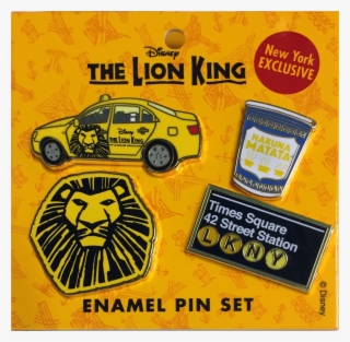 Lion King The Broadway Musical Pin Set - Lion King Merchandise Uk