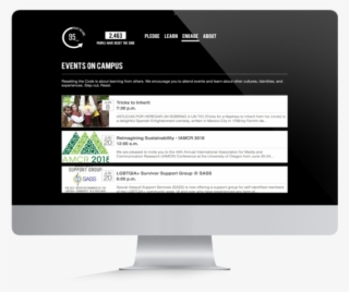 Events-desktop@2x - Computer Monitor