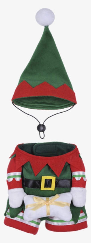 Christmas Elf Dog Costume Dog Costumes Clothes Pet - Christmas Tree