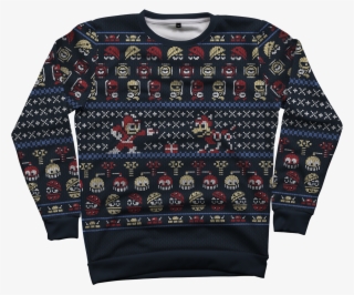 "christmasvania" All Over Gaming Christmas Sweater - Knitted Christmas Sweater Video Game