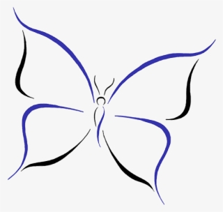 Tribal Butterfly Signature Series Logo Psd Graphic - Tribal Butterfly Drawings