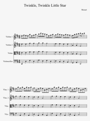 Twinkle, Twinkle Little Star Sheet Music Composed By - Appalachian Spring Sheet Music