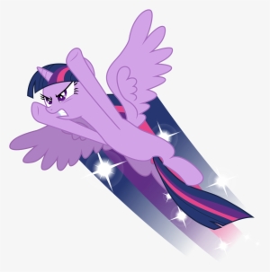 Vector Royalty Free Stock Sparkle Clipart Trail - Princess Twilight Sparkle Flying