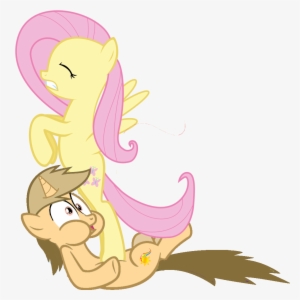 Midnightsparkle, Duo, Fluttershy, Oc, Oc - Cartoon