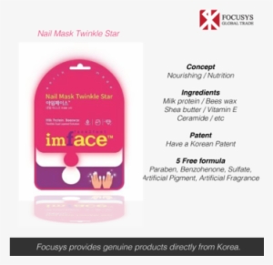 [made In Korea] Luxury Nail Mask Twinkle Star - Cable