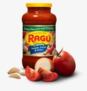 Tomato, Garlic & Onion Sauce - Ragu Chunky Sauce, Tomato, Garlic & Onion - 14