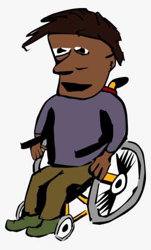 This Free Icons Png Design Of African Man In A Wheelchair