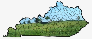 Map Of Kentucky With Farm Background - Map Of Kentucky Png