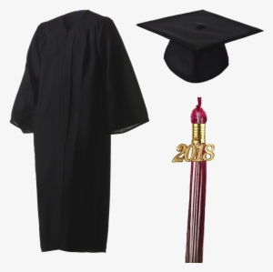 2018 Graduation Black Cap, Gown, & Tassel - Navy Blue Graduation Gowns