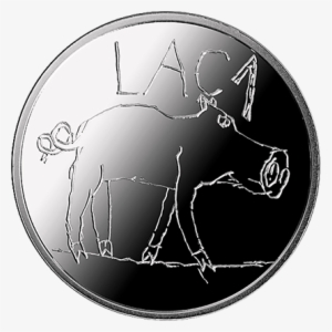 Lv 2009 1lats Piglet B - Latvijas Banka Monetas