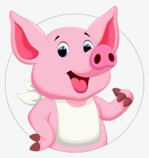 Cute Piggy Banks Clipart - Pig Clipart Art