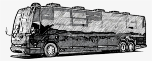 Bus Drawing Tour - Tour Bus Sketch