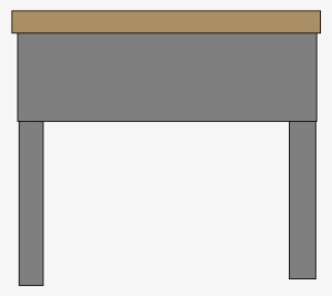 School Desk Sideways Remake - Table