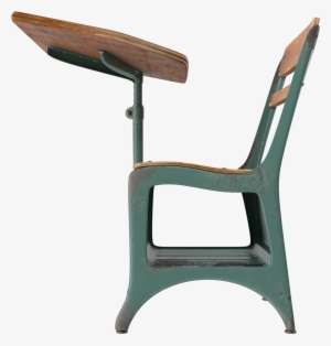 Antique School Desk Png Image - Furniture