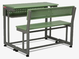 2 Seater Stainless Steel School Study Table - Furniture