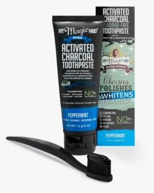 "crispy Like A Candy Cane" - My Magic Mud Activated Charcoal Toothpaste
