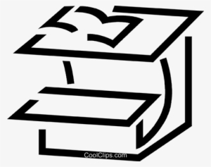 School Desk Royalty Free Vector Clip Art Illustration