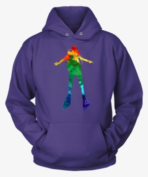 Watercolor Scuba Diver Unisex Hoodie - Don T Reach Young Blood Hoodie