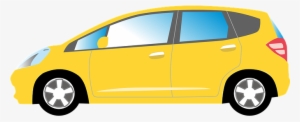 Car Yellow Auto Automobile Vehicle Transpo - Clipart Car Yellow