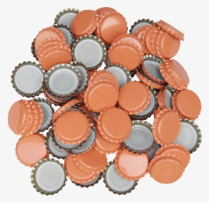 250 Crown Bottle Caps - 100 X Crown Caps - Orange - Home Brew