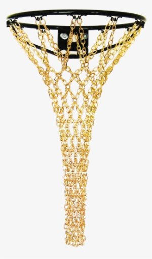 Pimpin' The Rim Love And Basketball, Basketball Art, - Gold Chain Basketball Net