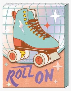Roller Skate Pocket Note Pad - Roller In-line Hockey