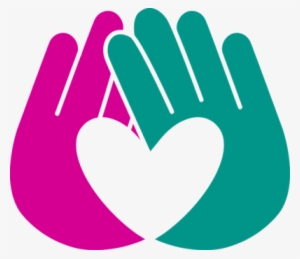 Rise Up Against Bullying - Two Hands Making A Heart Logo
