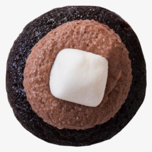 Hot Cocoa Cupcake Small Top View Image - Cupcake