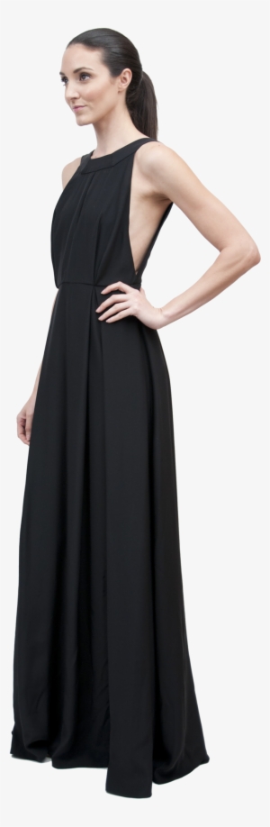29023 Polillia Gown Black 3quarter V=1458682576 - Gown