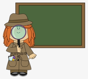 Clipart Teacher Detective - Kid Detective Clip Art