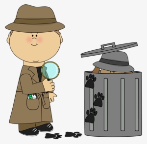 Clipart Teacher Detective - Boy Detective Clipart