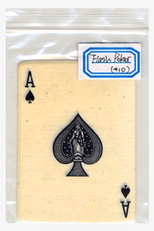 Flash Poker Card Ace Of Spades - Ace Of Spades Bicycle Card