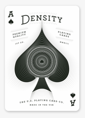 Density Deck Ace Of Spades Small - Playing Card