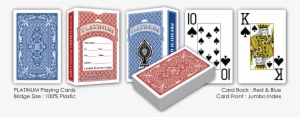 Platinum Generic And Custom Design Playing Cards - Playing Card