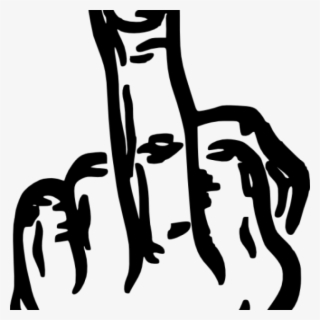 1024 X 1024 5 - Middle Finger Transparent