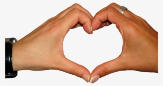Heart With Fingers Png Image - Heart