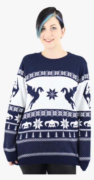 Skyrim Christmas Sweater - Video Game Christmas Jumper
