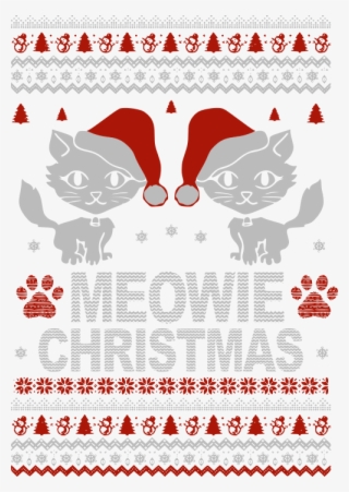 Meowie Christmas Sweater - Cartoon