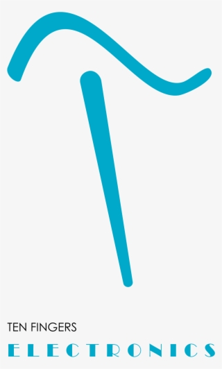 Ten Fingers Electronics Logo Png Transparent - Electric Blue