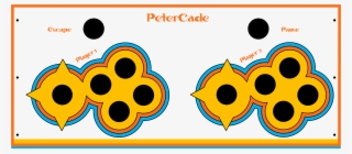 Here Is A Png Of The Control Panel And A Pdf Of The - Artwork Panel Arcade