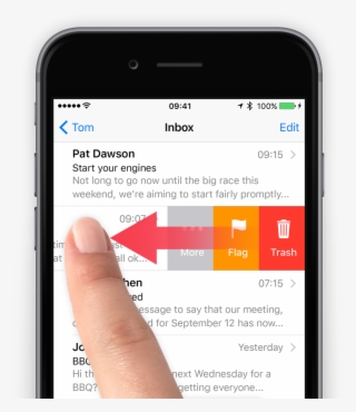 Swipe To Delete - Iphone