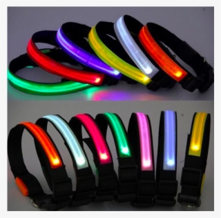Led Dog Collar With 3 Light Settings - Collar