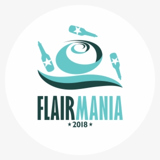 Fm2018 Logo 2 Color On White Circle - Flair Mania Bartending Academy