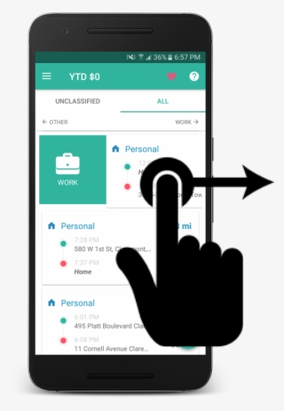 Swipe To The Right - Iphone