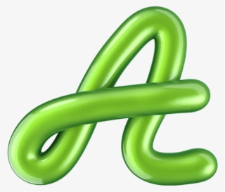 Glossy Green Font - Sign