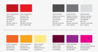 Visitdenmarks Farvepalet - Cmyk 0 65 100 0