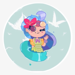 Pool Party Zoe By Kauroi - Cartoon