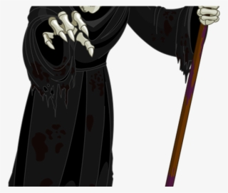 Reaper Clipart Halloween Skeleton Head - Clip Art