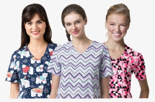 Zoe Chloe Scrubs Models - Zoe Chloe Scrub Tops